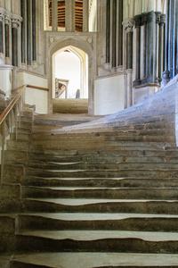 Wells Cathedral Interior stairway to chapter house