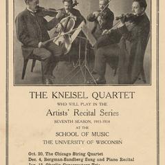 Kneisel Quartet advertisment