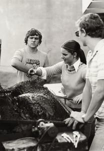Pig roast, Janesville, 1980