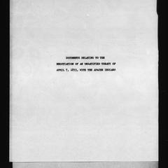 Documents relating to the negotiation of an unratified treaty of April 7, 1853, with the Apache Indians