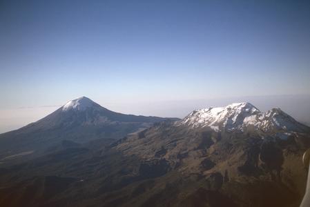 Popocatepetl and Itztacihuatl volcanos