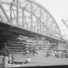 The rebuilding of the Duluth Superior railroad bridge