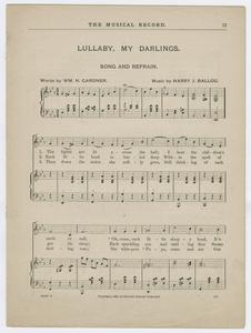 Lullaby, my darlings