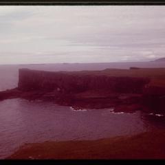 View from the top of the Isle of Staffa