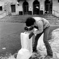 Hoofer's Winter Carnival ice sculpture contest