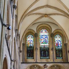 Chichester Cathedral interior retrochoir east window