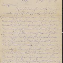 [Letter from Hannah Sternberger to her parents, Jakob and Franziska Sternberger, January 10, 1885]