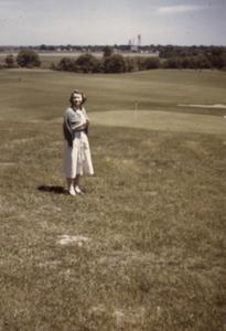 Woman on Golf Course, New Richmond, Wisconsin