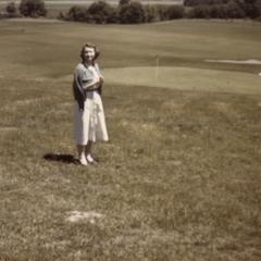 Woman on Golf Course, New Richmond, Wisconsin