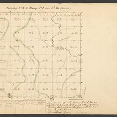 [Public Land Survey System map: Wisconsin Township 04 North, Range 01 East]
