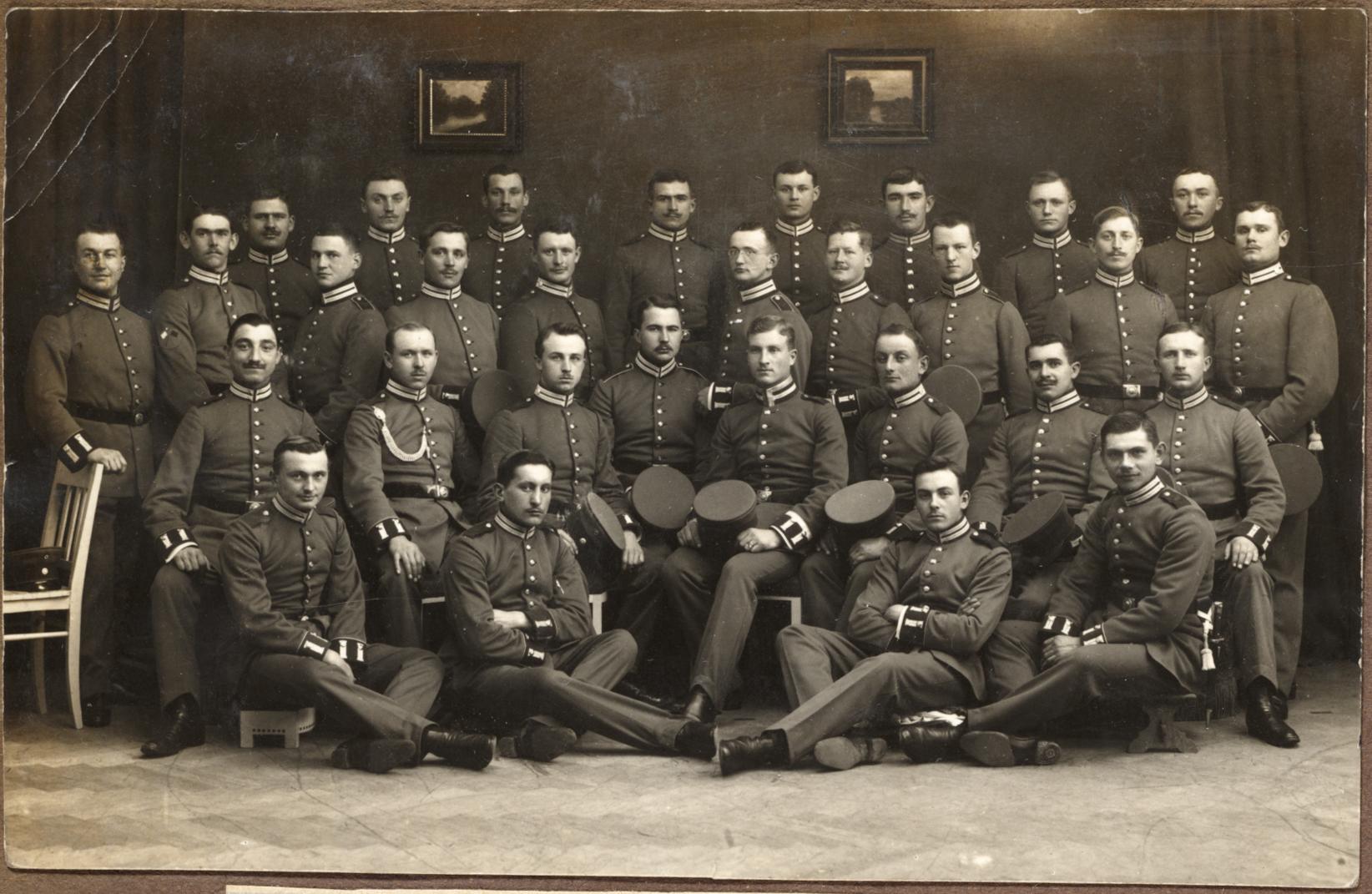 Die alte Mannschaft unserer Komp. 1913