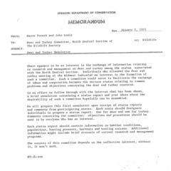 [Midwest Deer and Turkey Committee 1975 newsletter and status reports]
