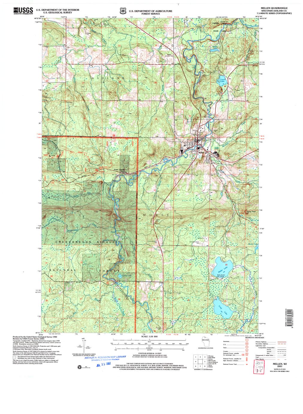 ‎Mellen quadrangle UWDC UWMadison Libraries