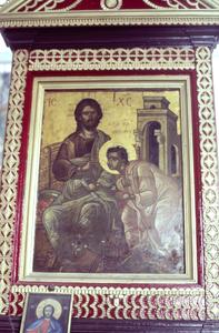Icon of Christ and St. John at Xenophontos