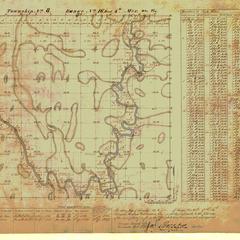[Public Land Survey System map: Wisconsin Township 08 North, Range 16 East]