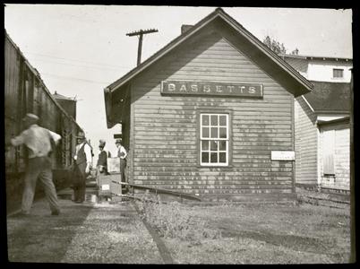 Bassett station - C and N.W.R.R.