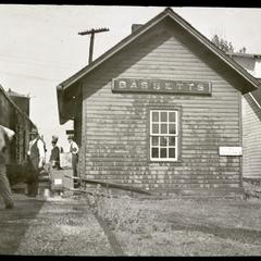 Bassett station - C and N.W.R.R.