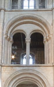 Peterborough Cathedral nave aisle tribune