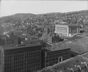 View of Duluth Civic Building Towards Western Hillside