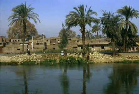 Village by the Nile River in Upper Egypt