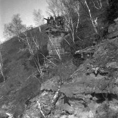 Climbing in the bluffs