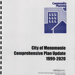 City of Menomonie comprehensive plan update