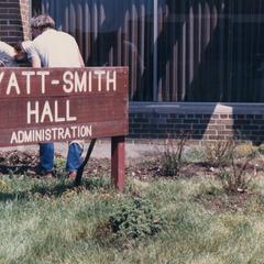 Hyatt Smith Hall, Arbor Day, Janesville, 1988