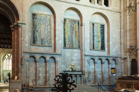 Hereford Cathedral south transept east wall