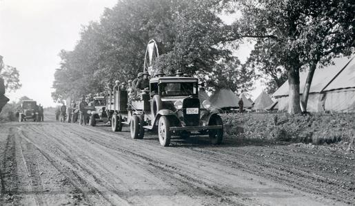 Civilian Conservation Corps convoy