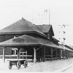 Railroad depot in Janesville