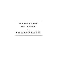 Gallerie zu Shakspeare's [Shakespeare's] dramatischen Werken