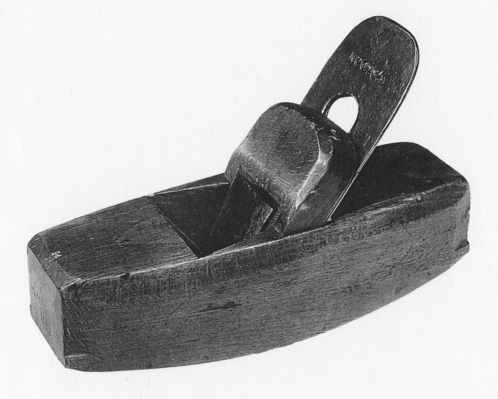 Black and white photograph of a compass plane.