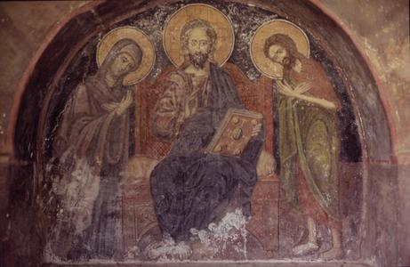 Fresco of the Deesis at the Great Lavra