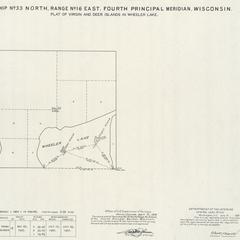 [Public Land Survey System map: Wisconsin Township 33 North, Range 16 East]