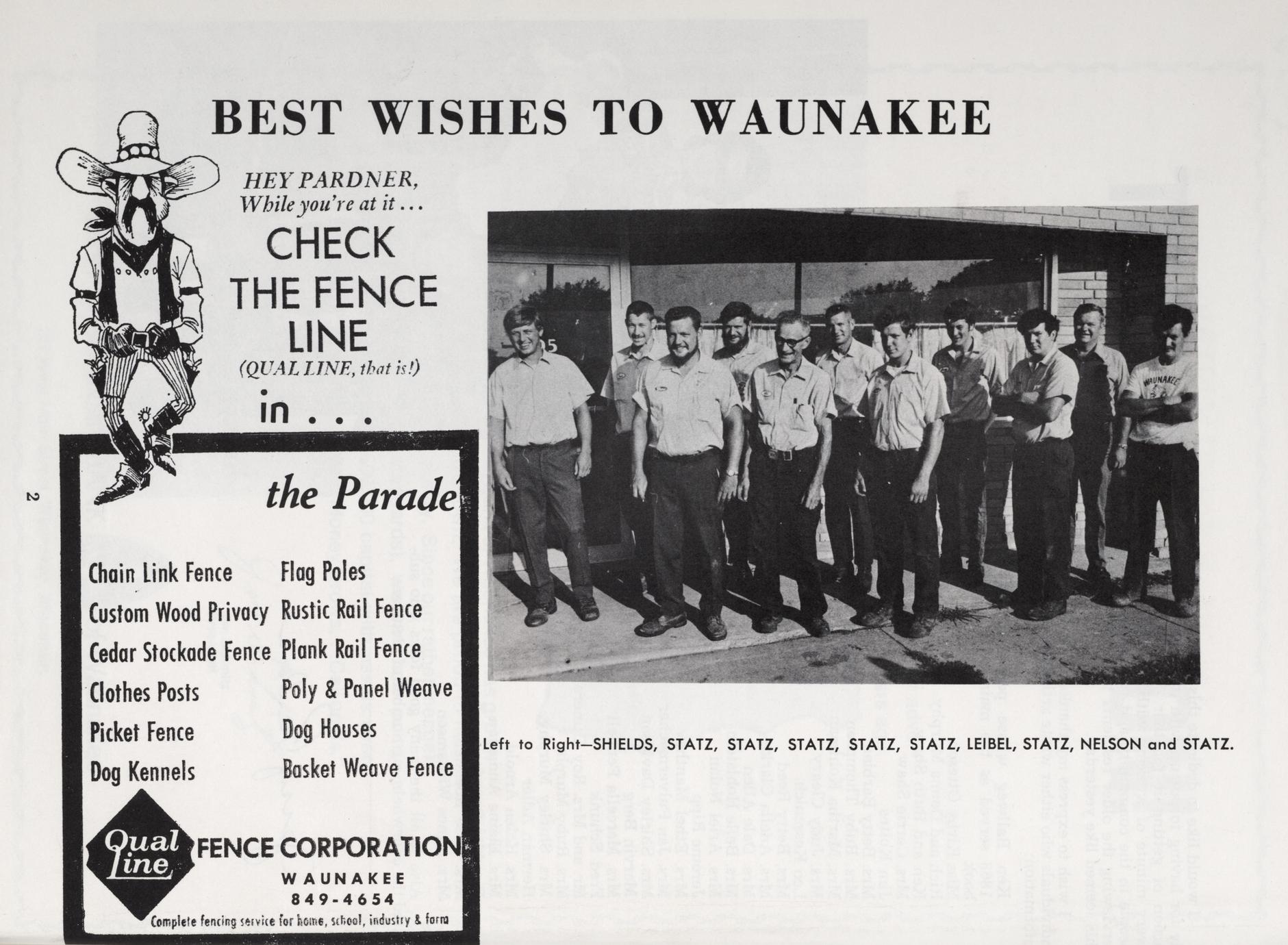 Waunakee centennial, 18711971 Full view UWDC UWMadison Libraries