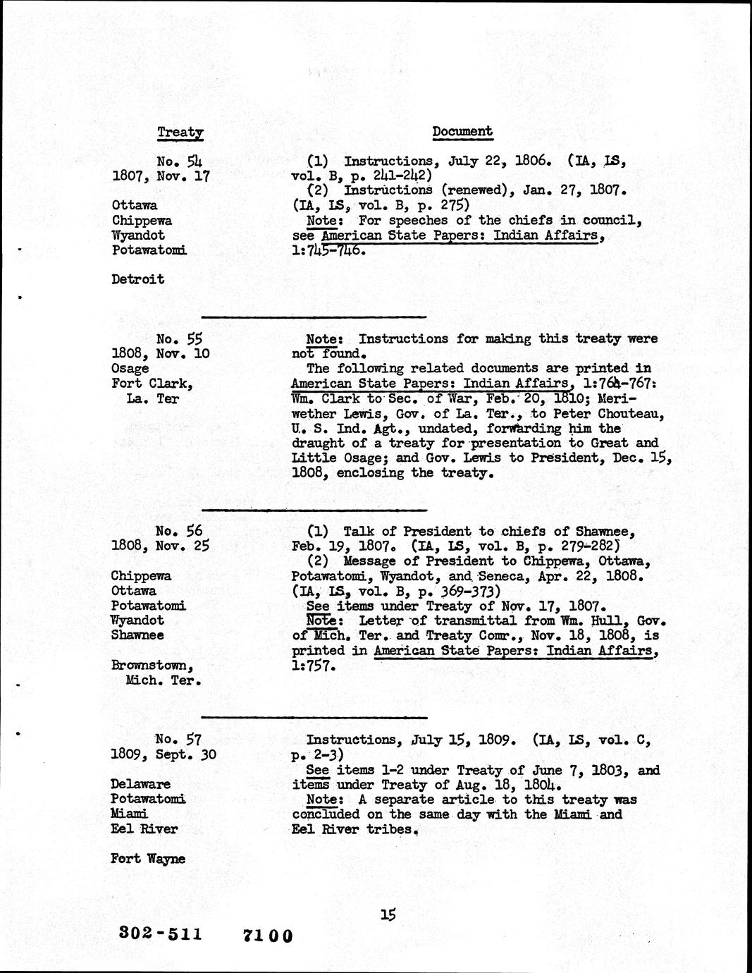 List Of Documents Relating To The Negotiation Of Ratified And ...