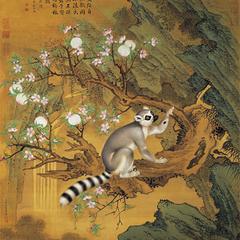 Ring-Tailed Lemur Painting