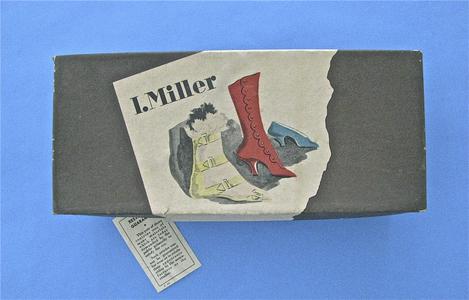 I. Miller brown shoebox