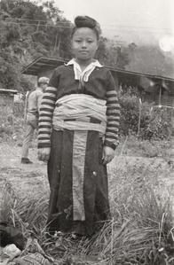 A Striped Hmong girl in Xiang Khoang Province