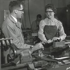 Female student in School of Industrial Technology