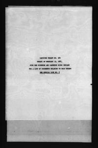 Ratified treaty no. 360, Treaty of February 19, 1867, with the Sisseton and Wahpeton Sioux Indians. For a list of documents relating to this treaty see special list no. 6