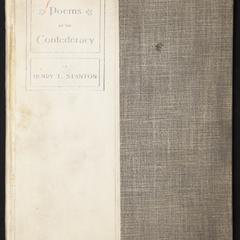 Poems of the Confederacy : being selections from the writings of Major Henry T. Stanton of Kentucky