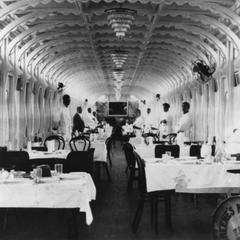 Interior view of the main cabin of the Tom Greene