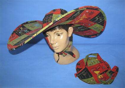 Sun hat with carrying bag