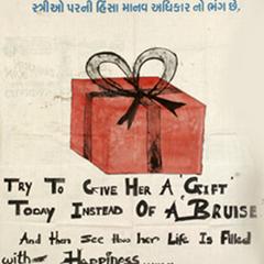 Try to give her a gift today instead of a bruise. And then see how her life is full of happiness