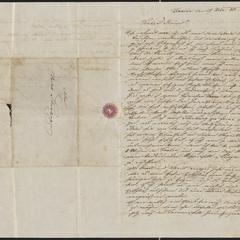 [Letter from Roth to Jakob Sternberger, February 17, 1852]