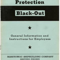 Air raid protection black-out  : general information and instructions for employees