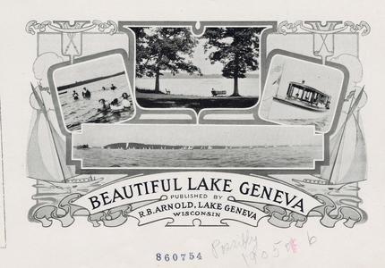 Souvenir : beautiful Lake Geneva illustrated