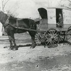Charles Gear's milk wagon