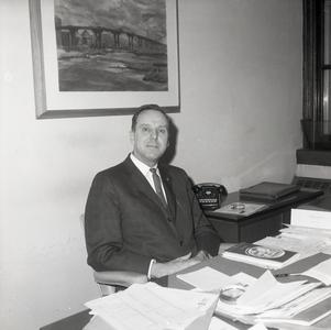 John Danielson in his office